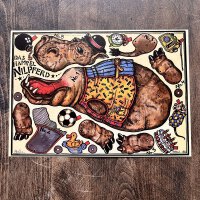 Hampelmann "Nilpferd" - Bastelbogen