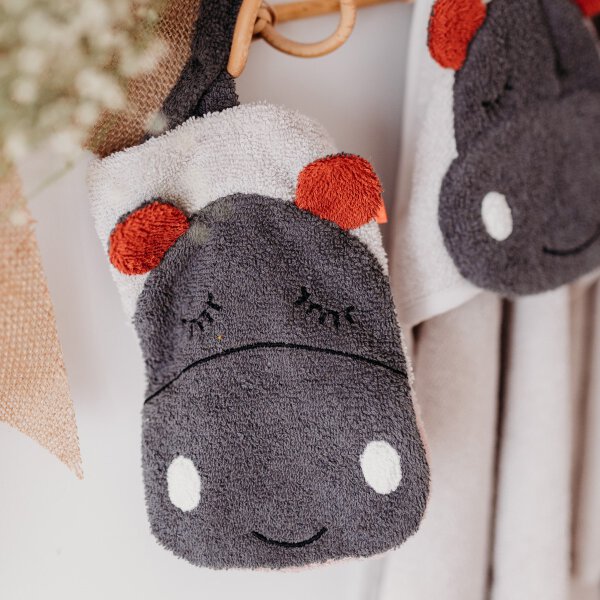 Waschlappen Hippo