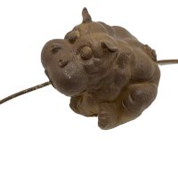 Wasserspeier Nilpferd "Buddha"