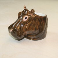 Keramik-Eierbecher "Nilpferd" Quail Ceramics