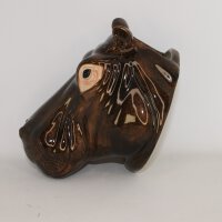 Wand-Vase "Nilpferd" aus Keramik (Quail Ceramics)