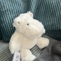 Hippo "Snowy", elfenbein 25cm