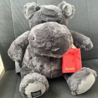 Hippo "Nils", anthrazit, 40cm