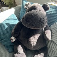 Hippo "Ferdl", anthrazit, 85cm