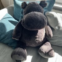 Hippo "Ferdl", anthrazit, 85cm