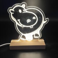 LED-Kinder-Nachtlicht "Hippo 2"