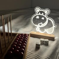 LED-Kinder-Nachtlicht "Hippo 3"