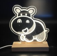 LED-Kinder-Nachtlicht "Hippo 3"