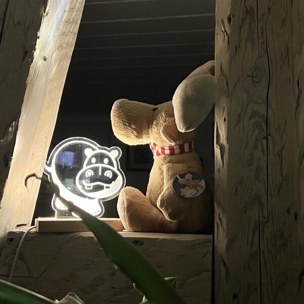LED-Kinder-Nachtlicht "Hippo 4"